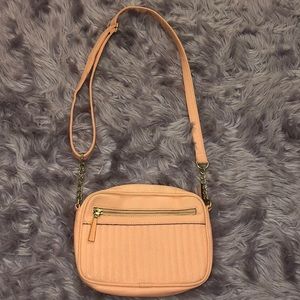 Pink crossbody bag